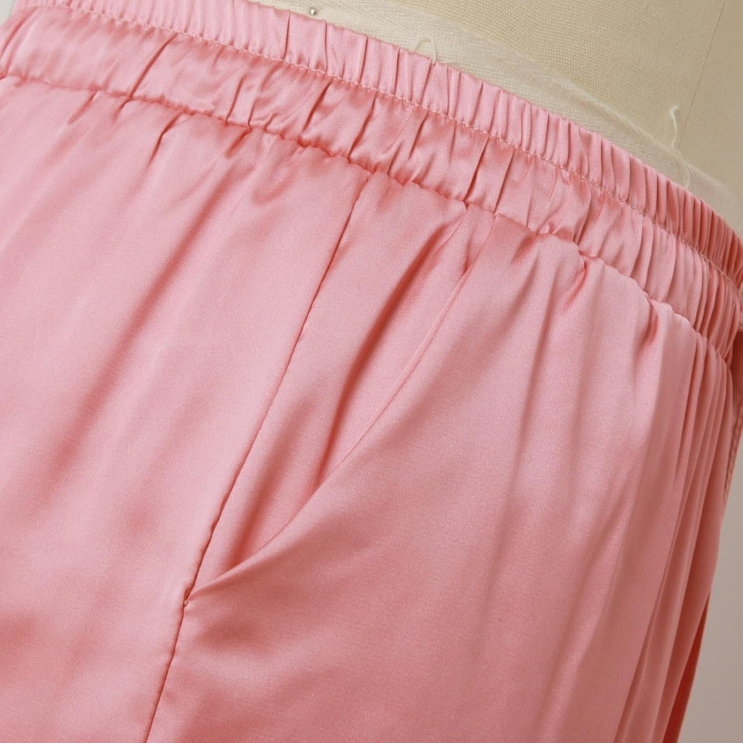 Conjunto de satén dos piezas