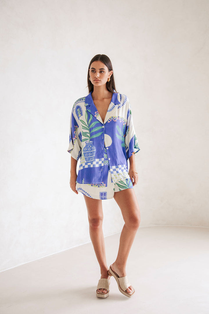 Ona - Conjunto de falda y camisa