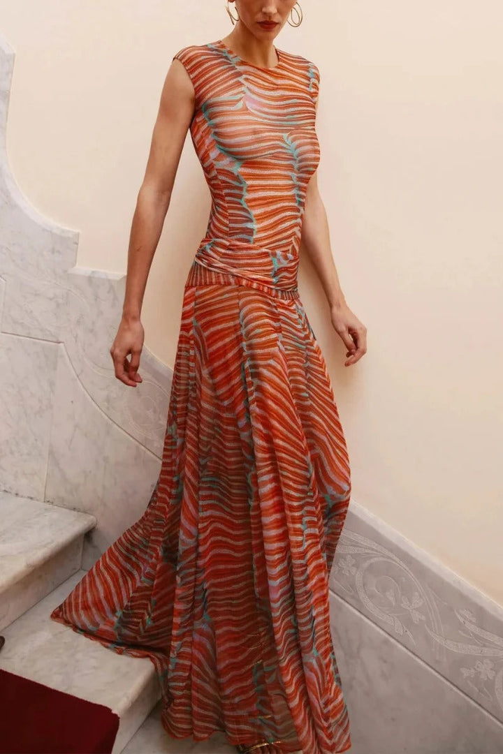 Triana - Conjunto de body y falda larga