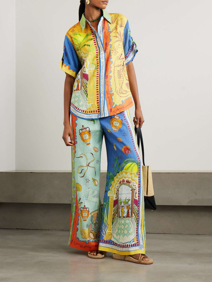 Lira - Conjunto dos piezas estampado